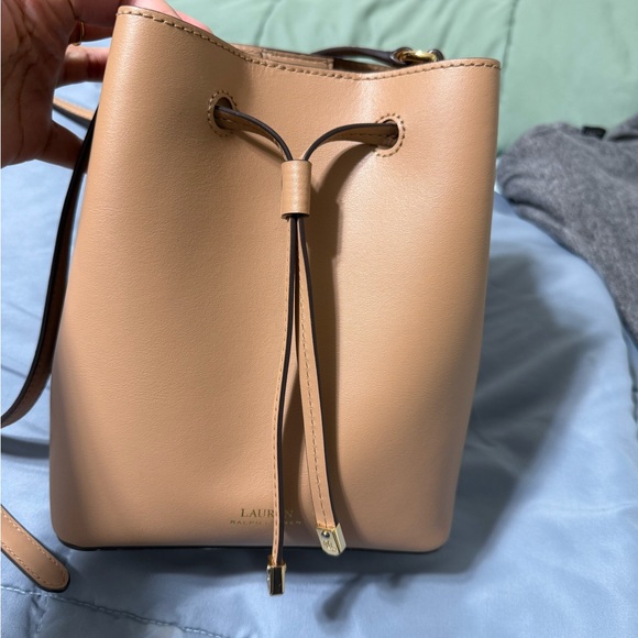Lauren Ralph Lauren Tan Bucket Bag - Picture 3 of 6